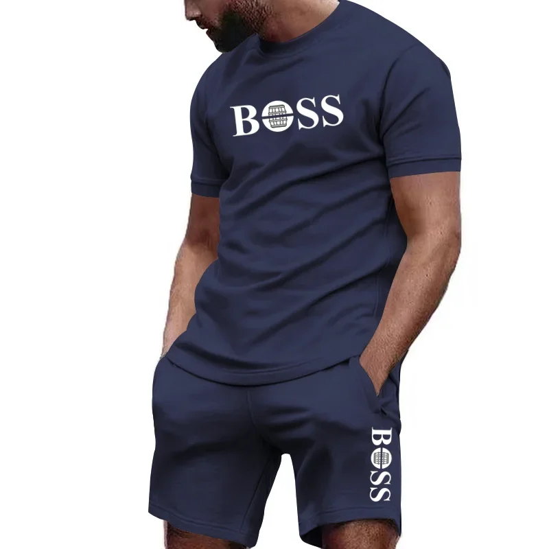 Running Gear Men - 2026夏メンズツーピースメッシュトラックスーツ、半袖Tシャツ＆ショーツ、ランニング＆フィットネスウェア、期間限定特別オファー