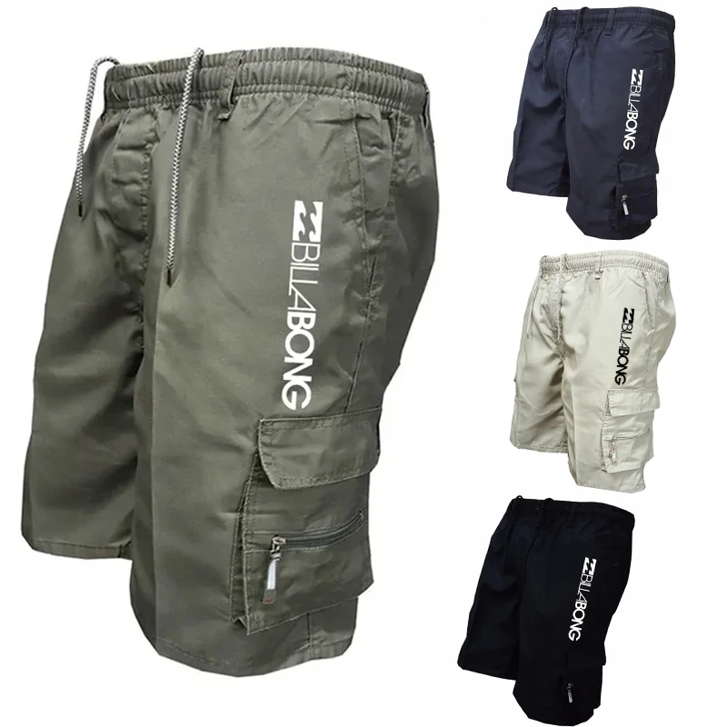 Running Gear Men - メンズファッション多ポケットランニングショーツ 夏2026 ルーズスポーツ バスケットボールコーチ ワークウェア カジュアルシューズ