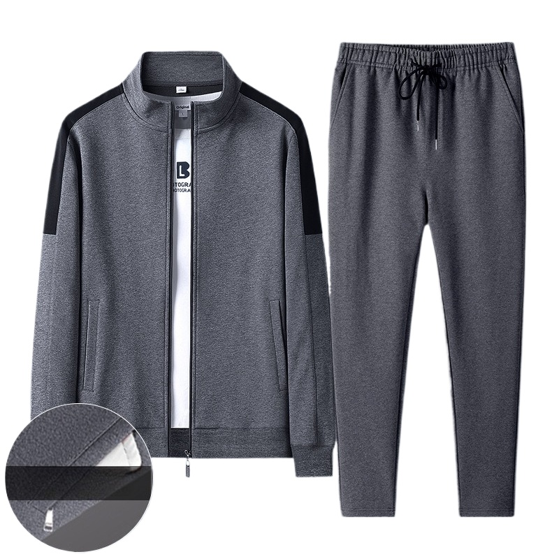 Running Gear Autumn - 2026コンフォート 2025秋 メンズランニングセット プラスサイズ パンツセット 通気性のあるジョギングウェア