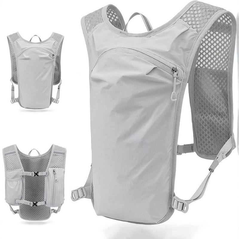 Running Gear For Women - 超軽量ハイドレーションベストバックパック トレイルランニング＆マラソン用 - 5L通気性レースベスト（2Lウォーターブラダー付き） - ノーバウンスフィット