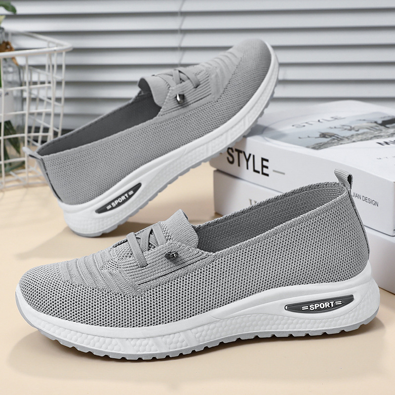 女性用オーバーサイズカジュアルシューズ、通気性のあるシングル - Running Gear For Women のレビューと価格