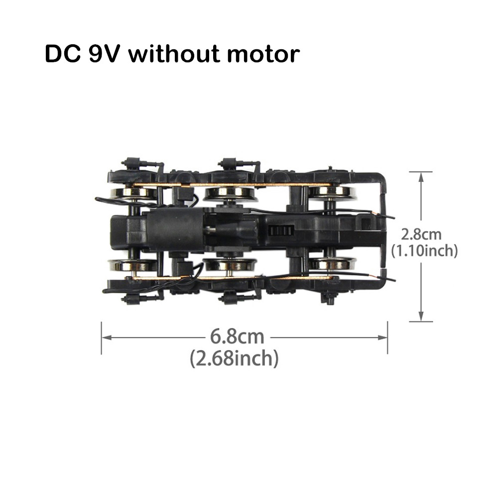 ユニバーサルシャーシキット,モデルDC 9V,スケール1:8 - Running Gear Train のレビューと価格