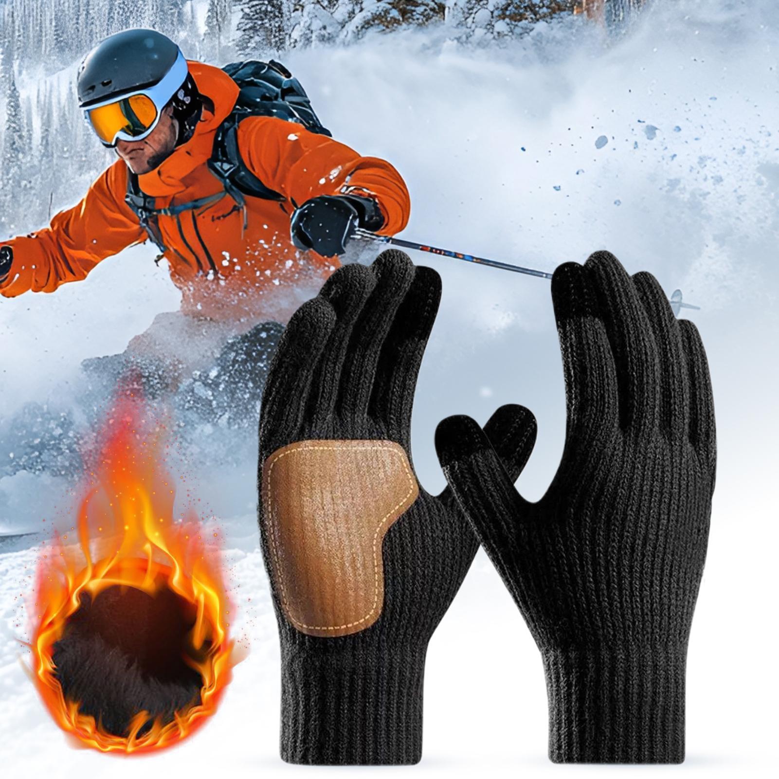 タッチスクリーン付きUSB加熱グローブ、スキー、ランニング用 - Running Gear Cold Weather Men のレビューと価格