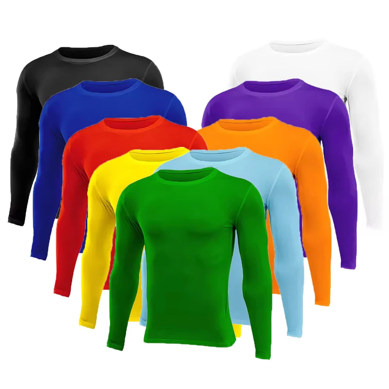 男性女性キッズ子供少年少女圧縮ランニングロングベース Tシャ - Running Gear For Women のレビューと価格