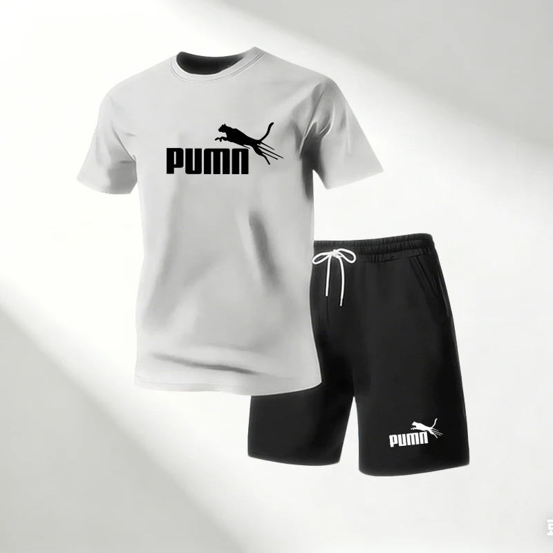 2026年ホットセール メンズTシャツセット Oネック半袖+ - Running Gear Men のレビューと価格