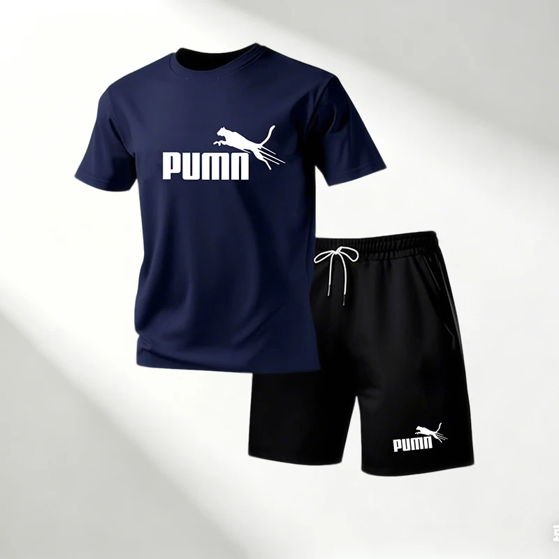 2026年ホットセール メンズTシャツセット Oネック半袖+ - Running Gear Men のレビューと価格