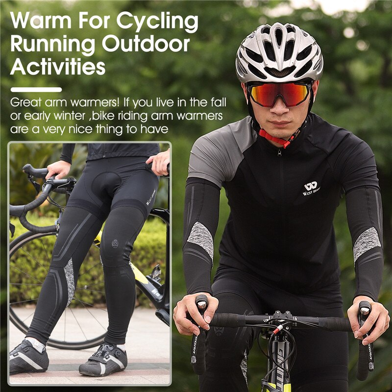 WestBiking-暖かいレッグスリーブ,スポーツギア,秋 - Running Gear Autumn のレビューと価格