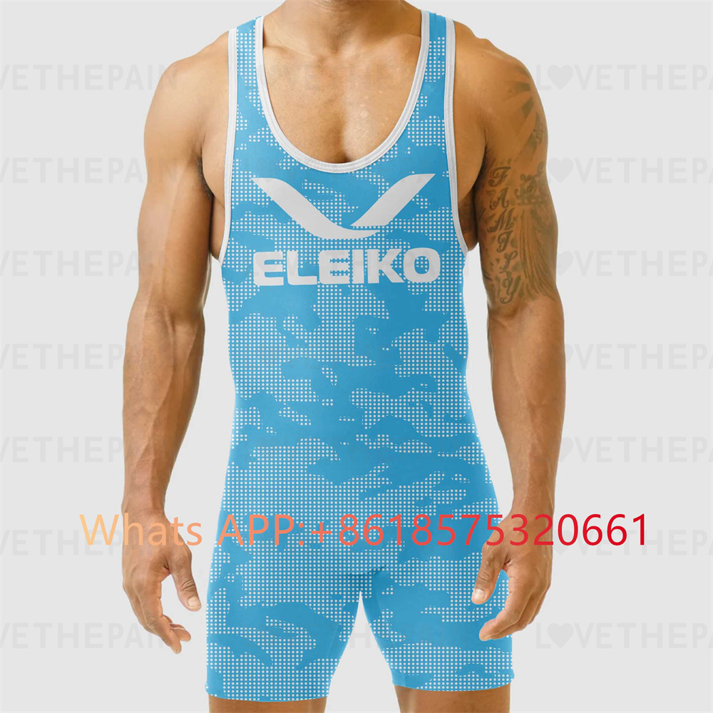 Eleiko-男性用の高度なレスリングシングレットユニフォー - Running Gear Train のレビューと価格